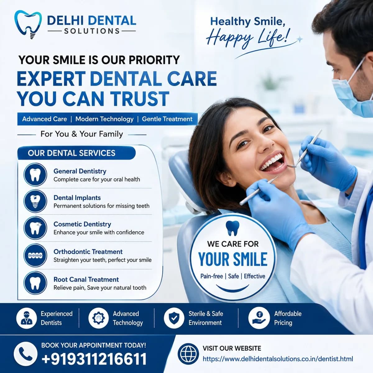 Best Dentist in Delhi | Kamniyata Dental Solutions