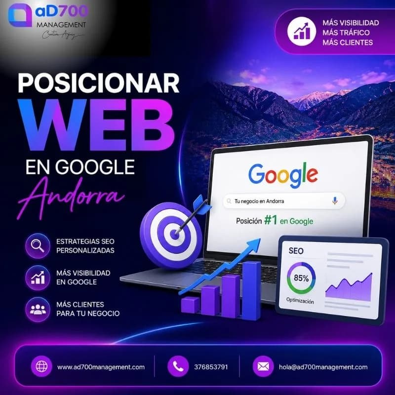Posicionar web en Google Andorra con Estrategias SEO Profesionales