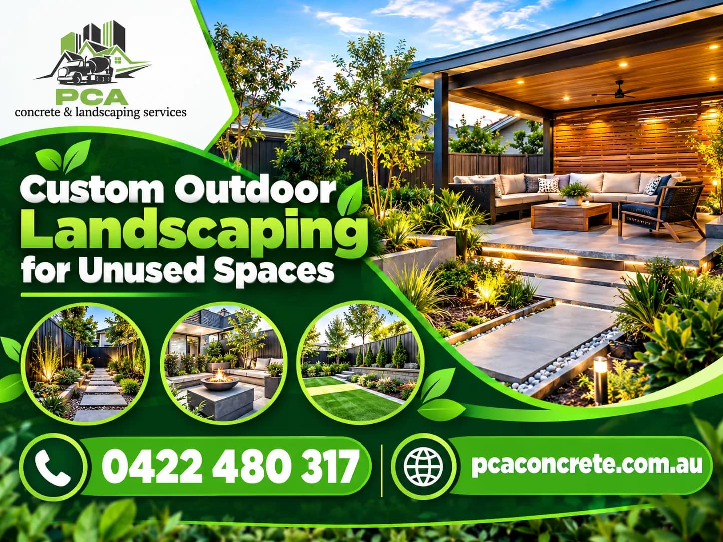 Custom Outdoor Landscaping for Unused Spaces