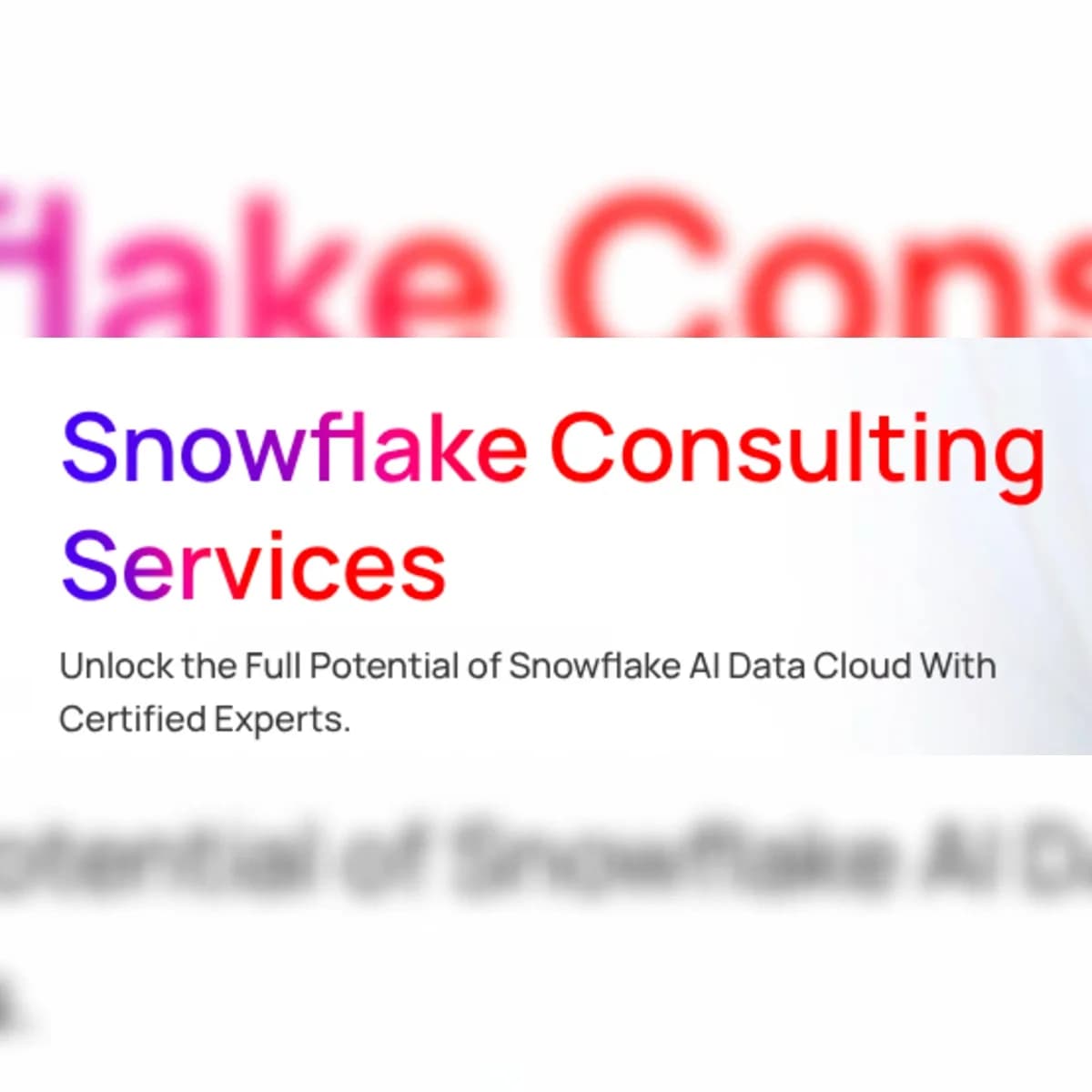 Enterprise Snowflake Consulting Services | Optimize Data Cloud – Ksolves