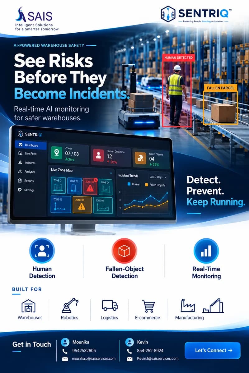 SENTRIQ | Smart Robotics Safety for Human and Robot Operations