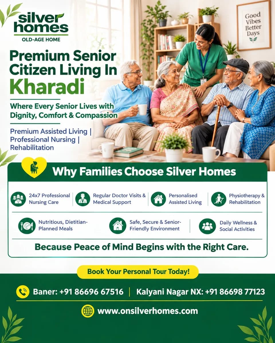 Premium Senior Citizen Living In Kharadi - ONP Silver Homes