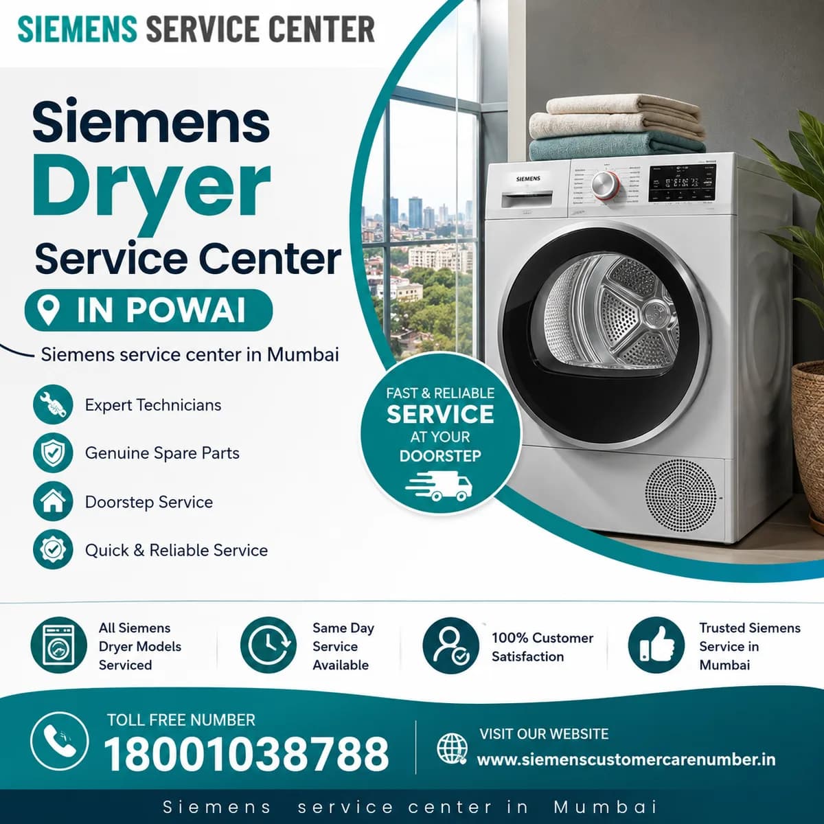 Siemens Dryer Service Center In Powai | +918080409061
