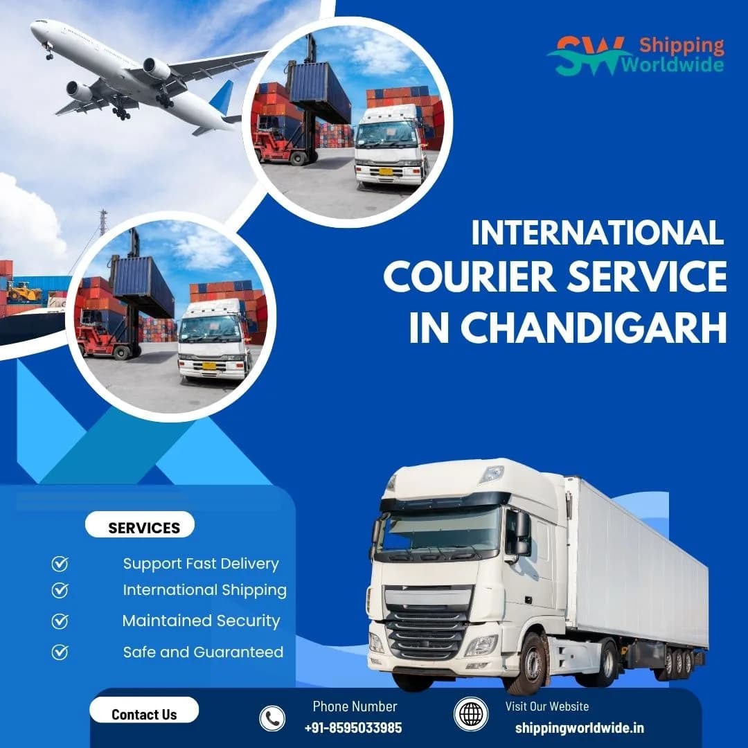 International courier service on chandigarh
