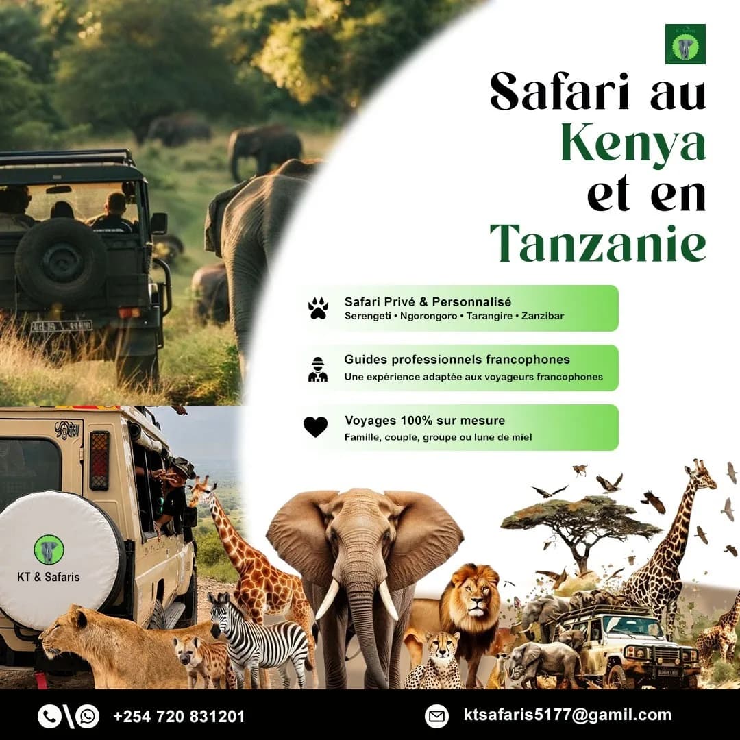 Agence de Voyage Francophone en Tanzanie