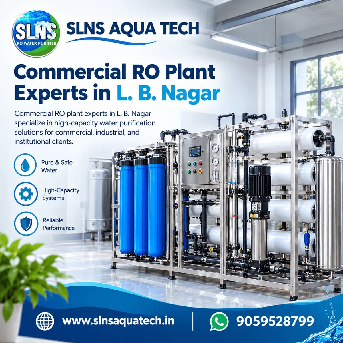 Commercial RO Plant Experts in L. B. Nagar