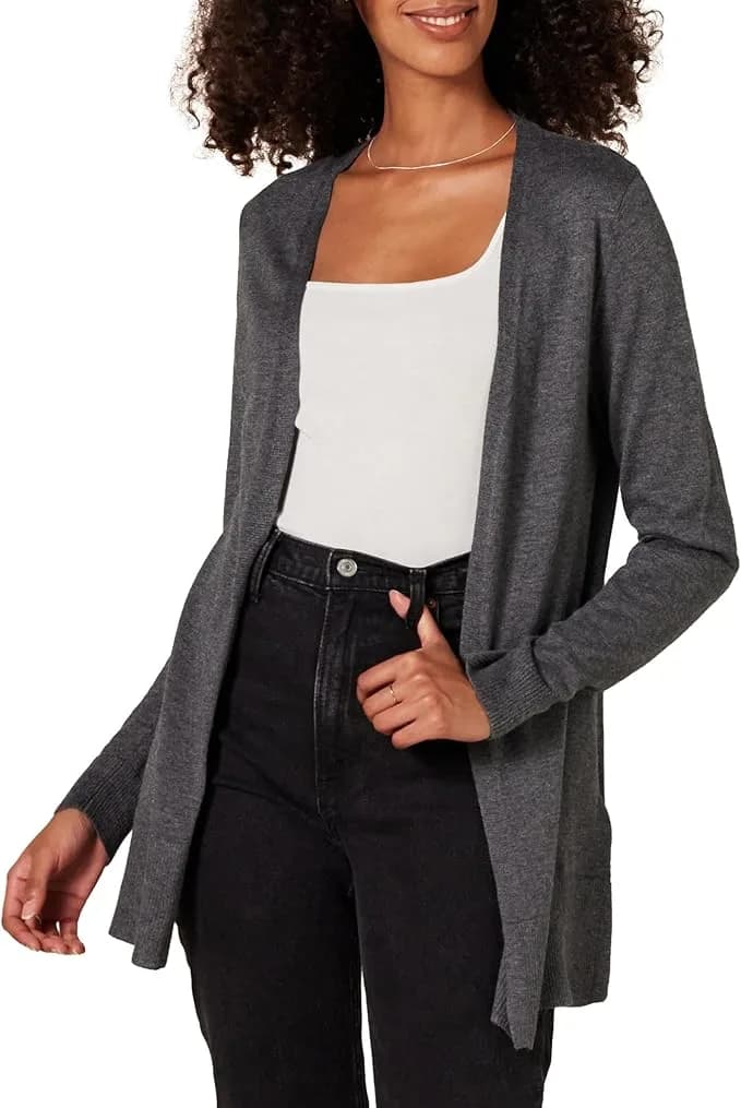 Women's Lightweight Long Sleeve Open-Front