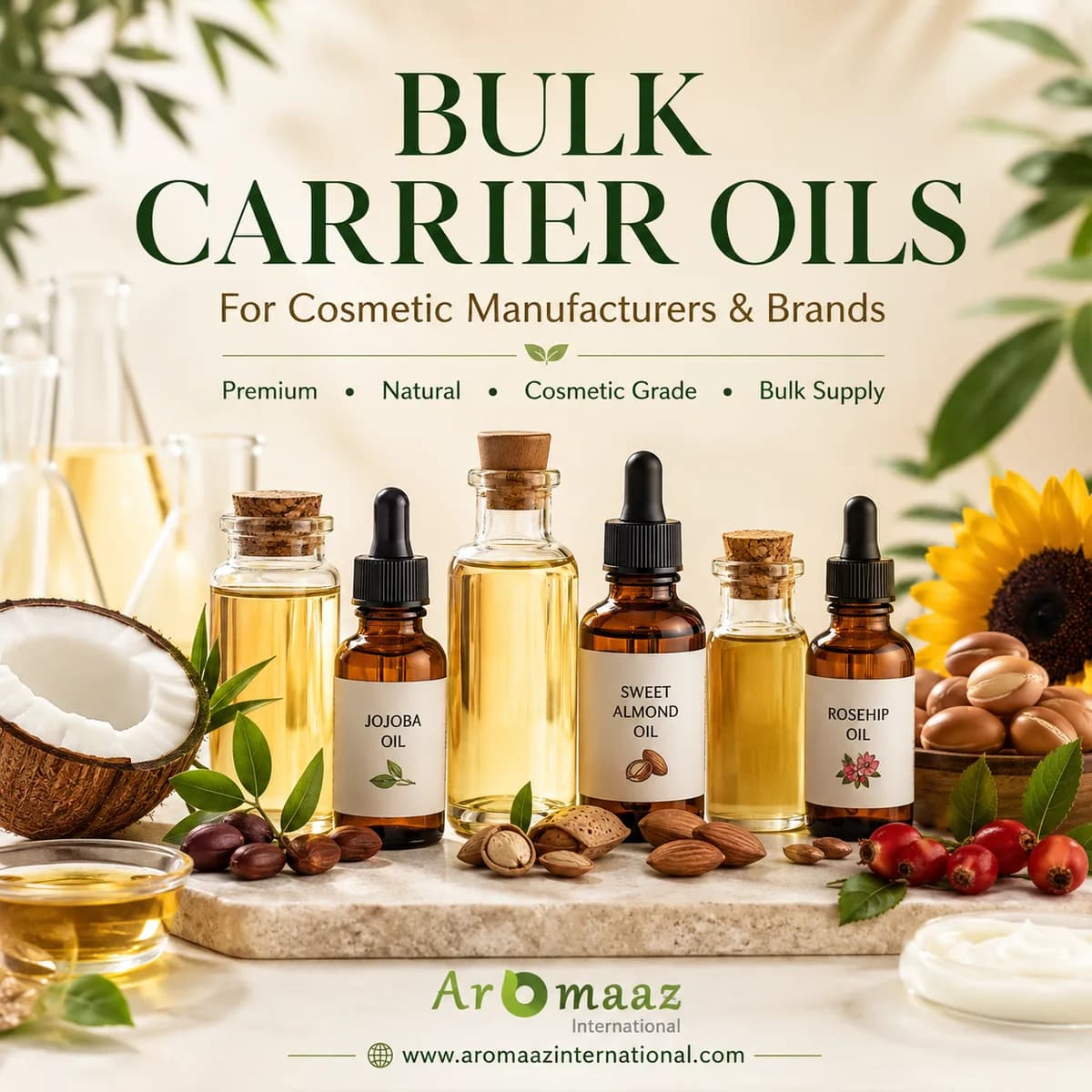 Bulk Carrier Oils Supplier Wholesale Offers by Aromaaz International