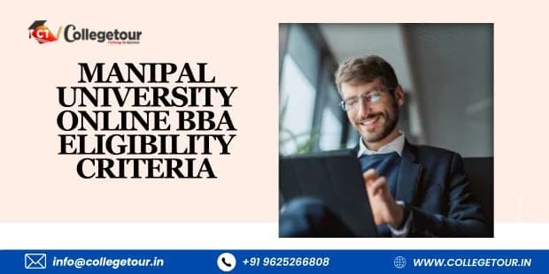 Manipal University online BBA eligibility criteria