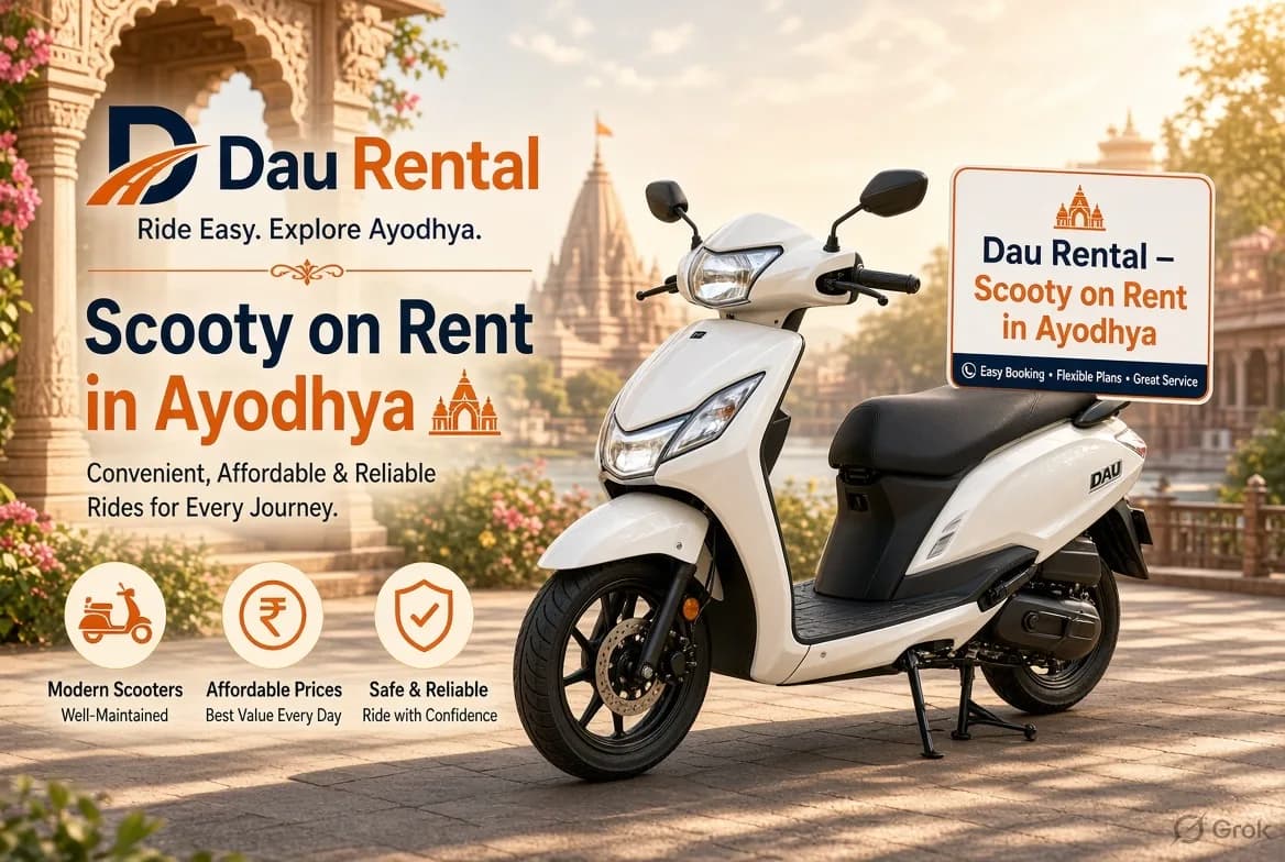 Scooty Rental in Ayodhya – Dau Rental