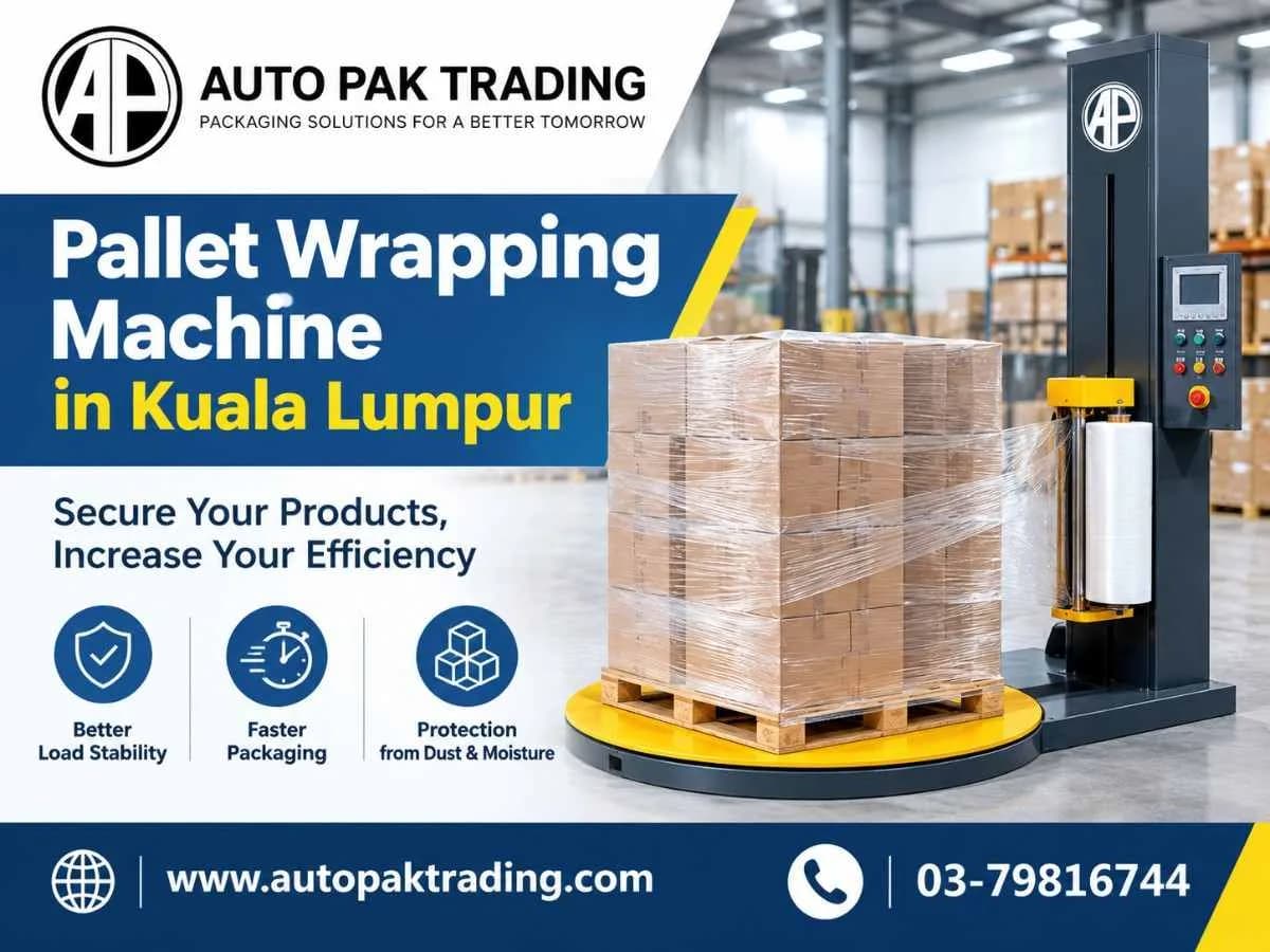 Pallet Wrapping Machine in Kuala Lumpur for Efficient Industrial Packaging