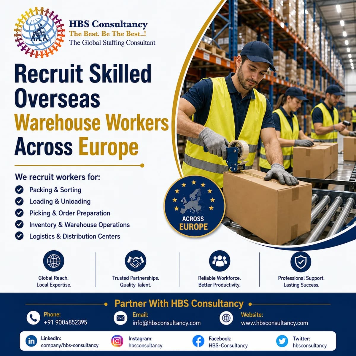 Best Warehouse Recruitment Services for Europe