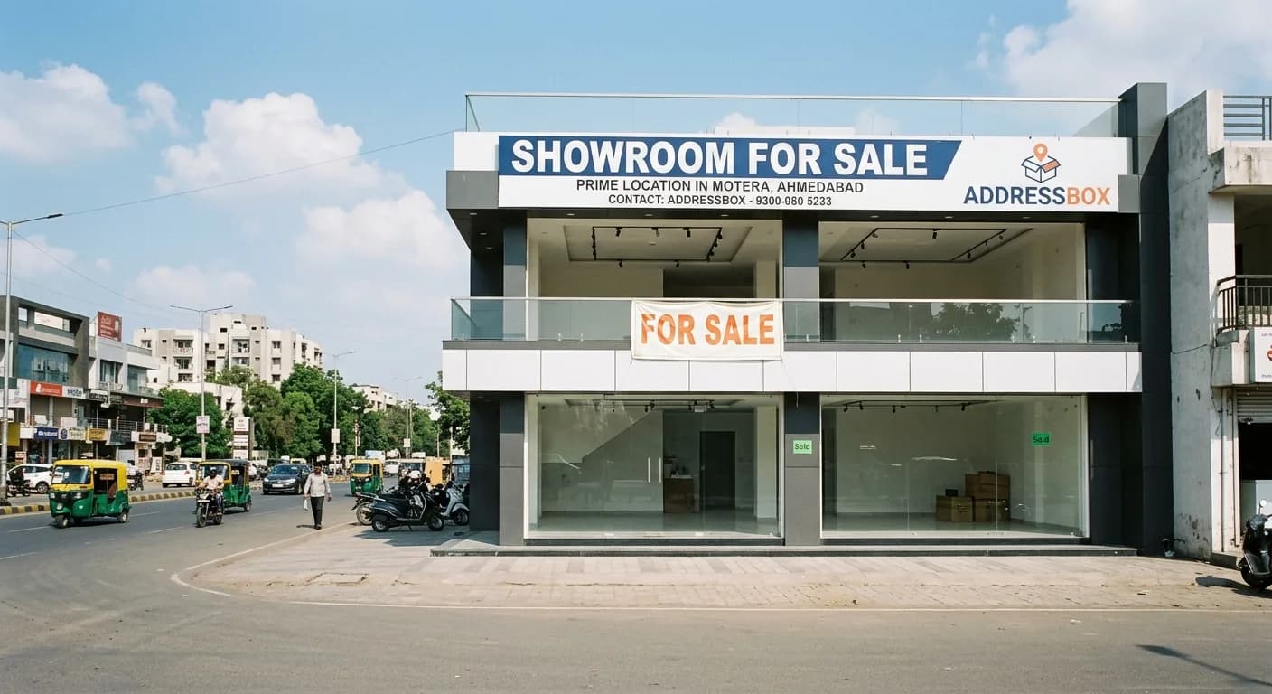 Showroom for Sale in Motera, Ahmedabad | Addressbox