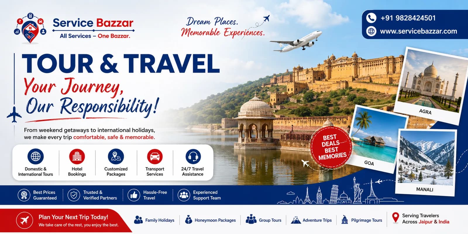 Tour Travels Agency in Jaipur - Service Bazzar