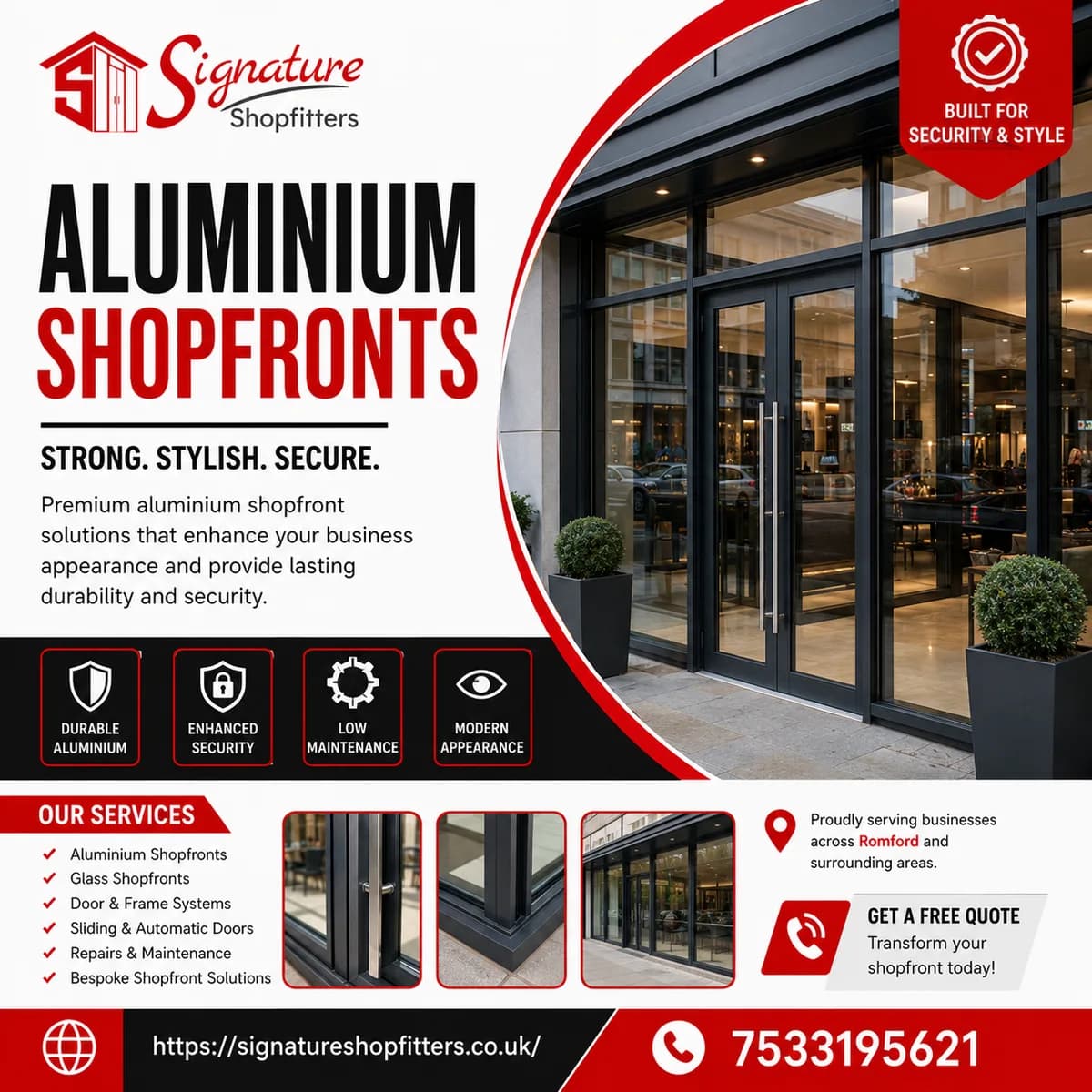 Aluminium Shopfronts