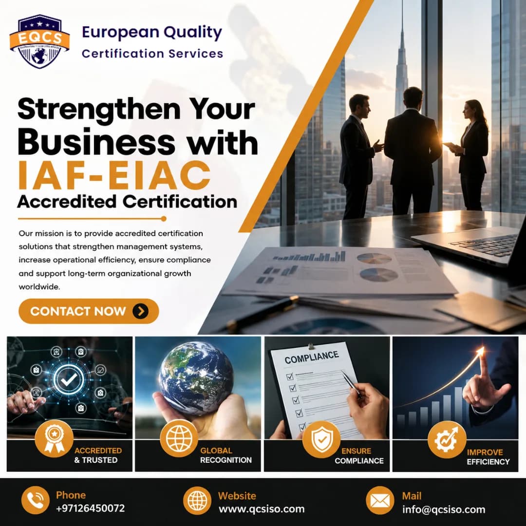 ISO 9001:2015 certification in Dubai