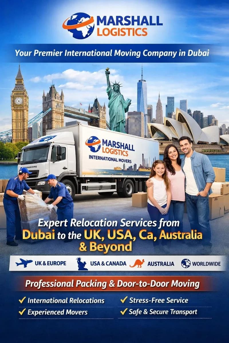 Reliable Shipping & International Movers in Dubai with Marshall Logistics