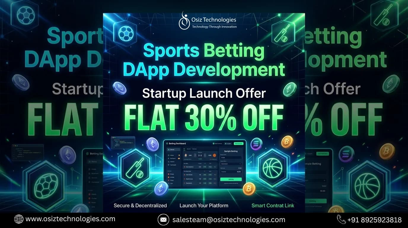 Launch Web3 Betting Platforms With a Sports Betting DApp Development Company | 30% OFF