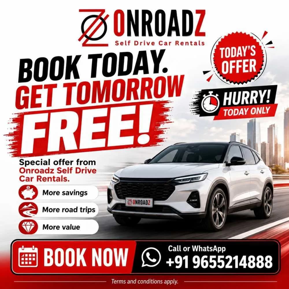 Self Drive Rental Cars Coimbatore | Airport Car Rental | Onroadz