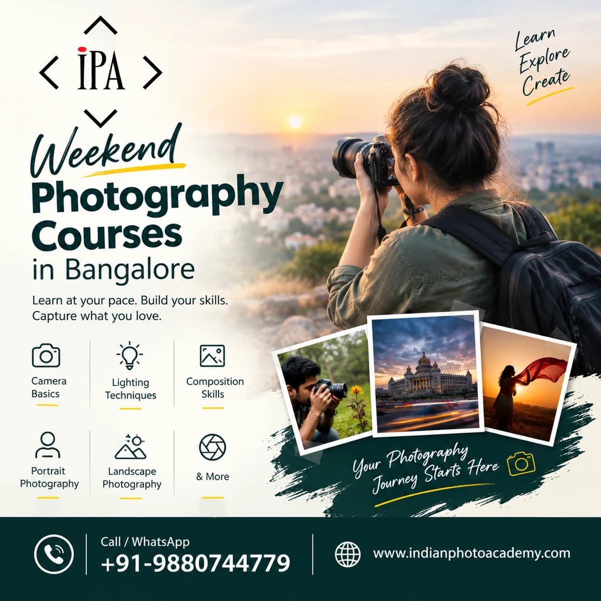 weekend photography courses in Bangalore