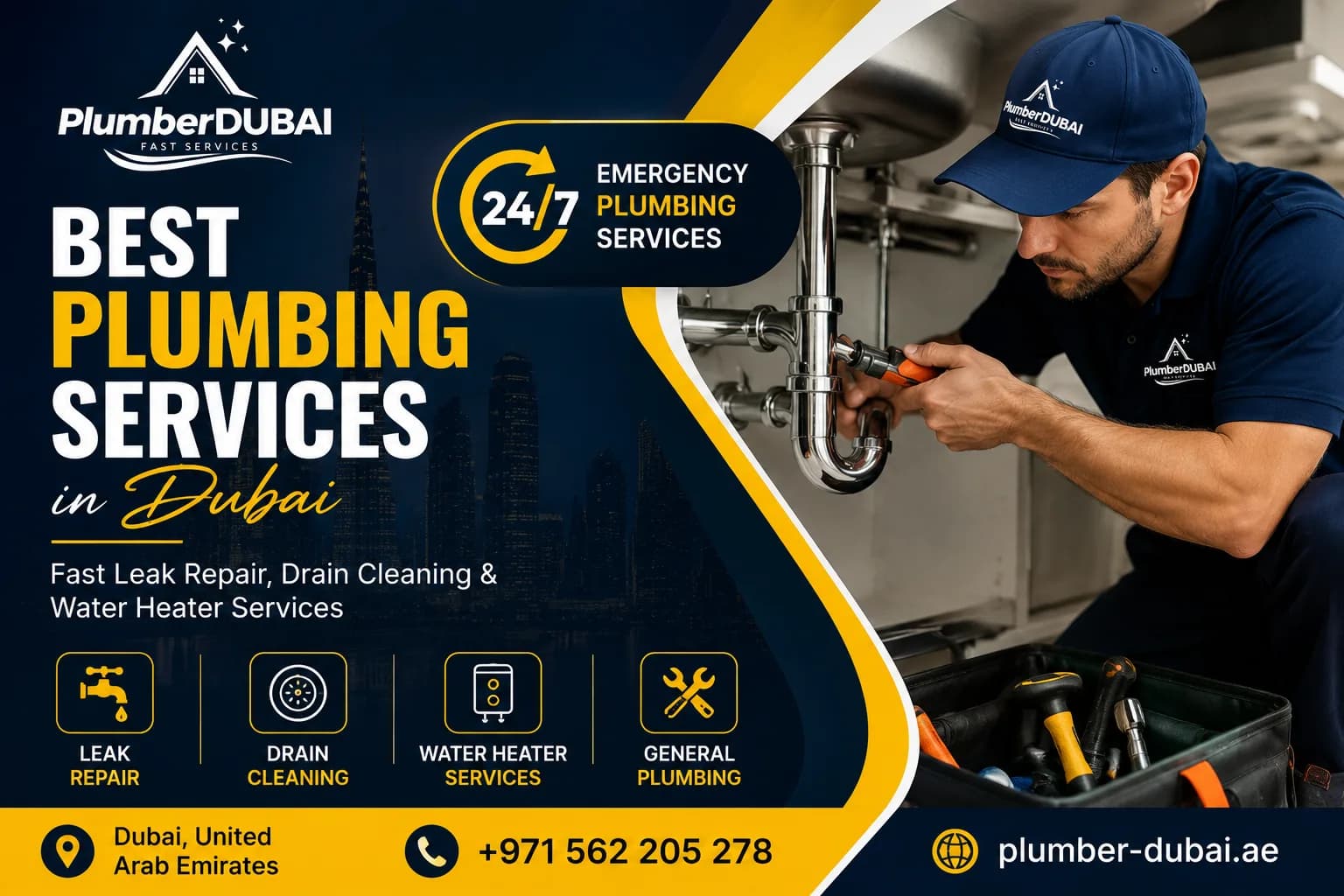Trusted Emergency Plumber in Dubai – Same Day Service