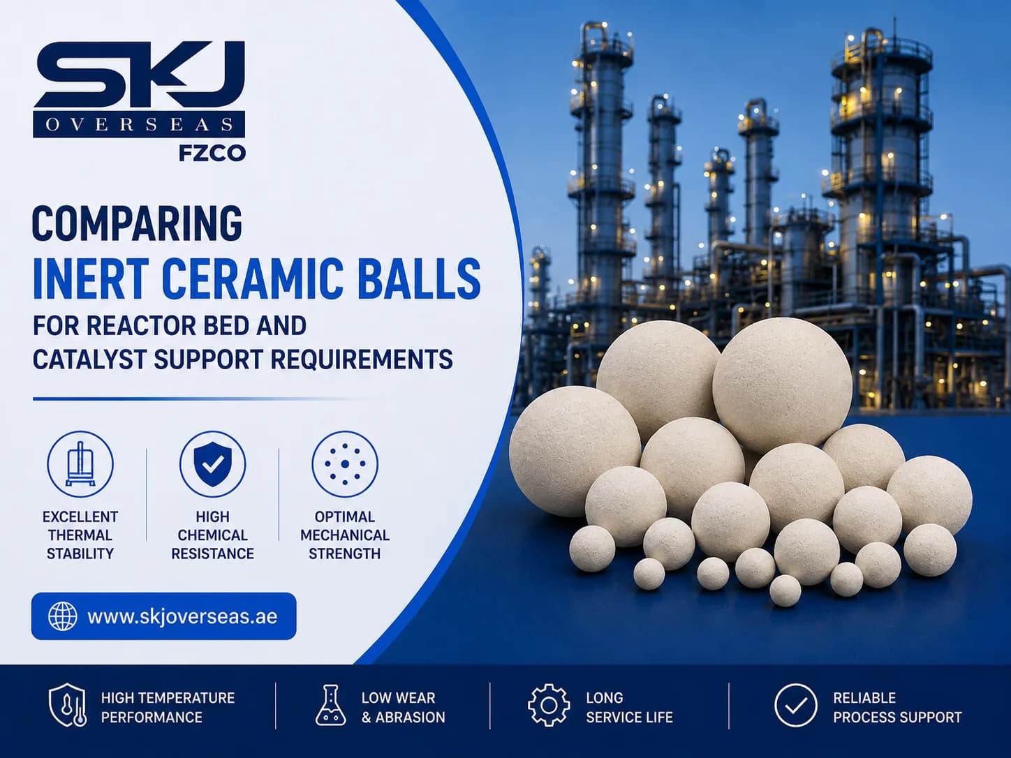 Inert Ceramic Balls Manufacturer Support for Catalyst Protection!