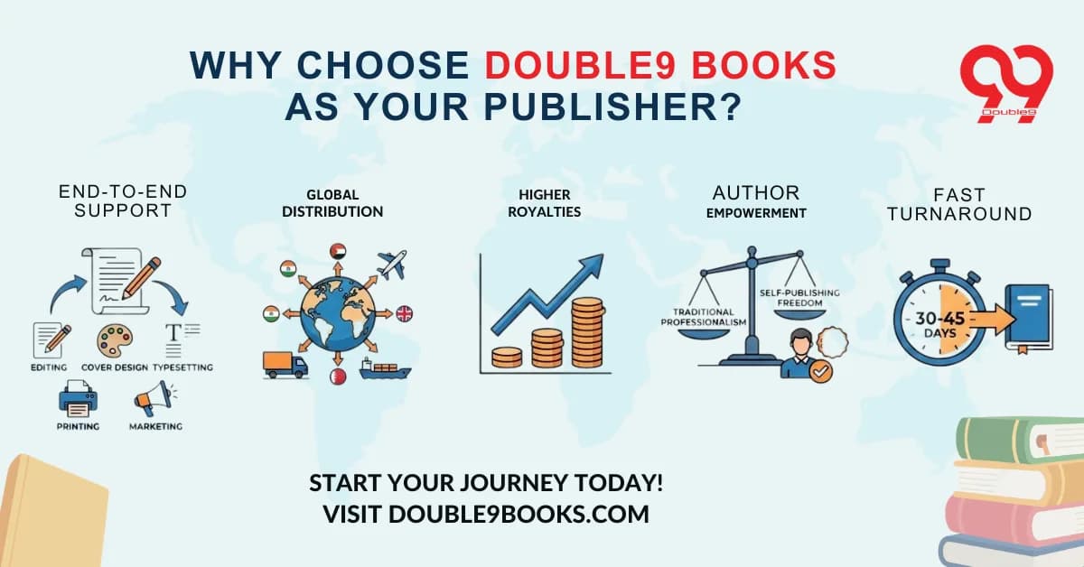 Why choose Double9 Books as your publisher 