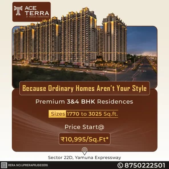  ACE Terra Greater Noida – Luxury Apartments in a Fast-Growing Location
