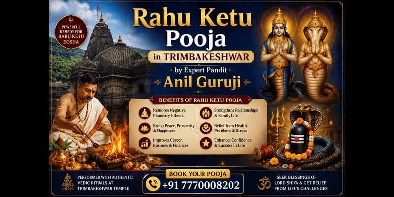 Rahu Ketu Pooja in Trimbakeshwar by Expert Pandit