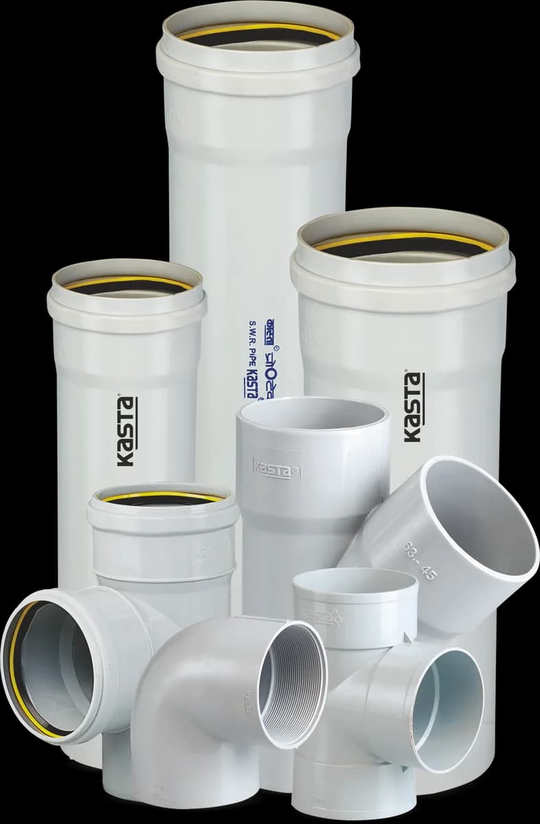 Kasta SWR Pipes & Fittings – Complete Drainage Solutions, Sel-fit & Ring-O-Socket