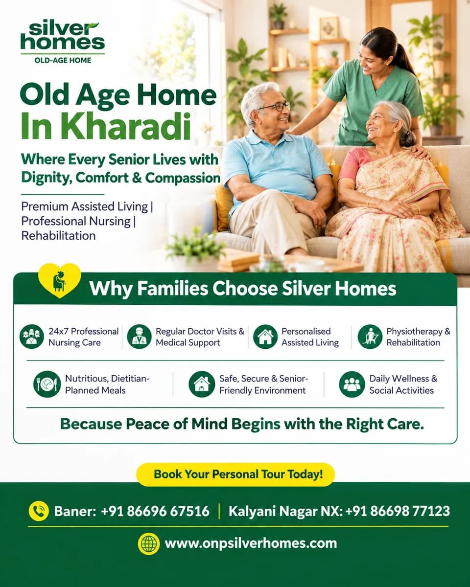 Old Age Home In Kharadi - ONP Silver Homes