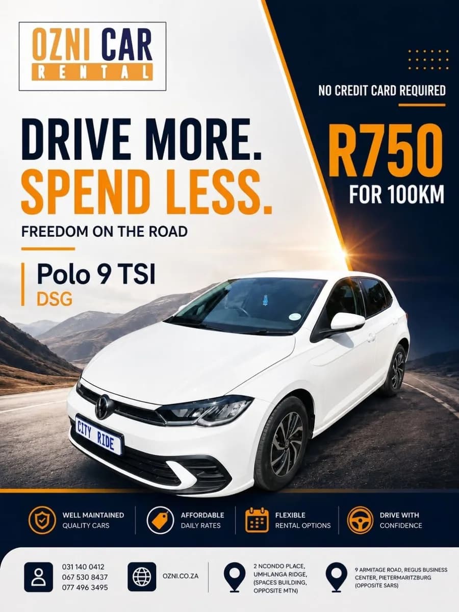 Self Drive Car Rental Durban – Affordable & Reliable Self Drive Vehicle Hire
