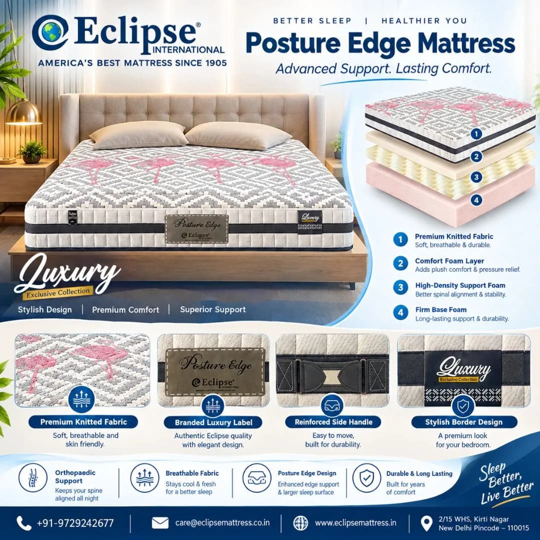 Eclipse Posture Edge Mattress - Luxury Comfort & Precision Support
