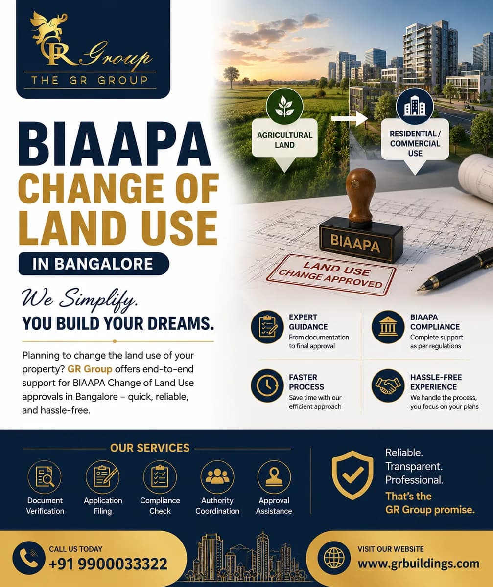 BIAAPA change of land use in Bangalore