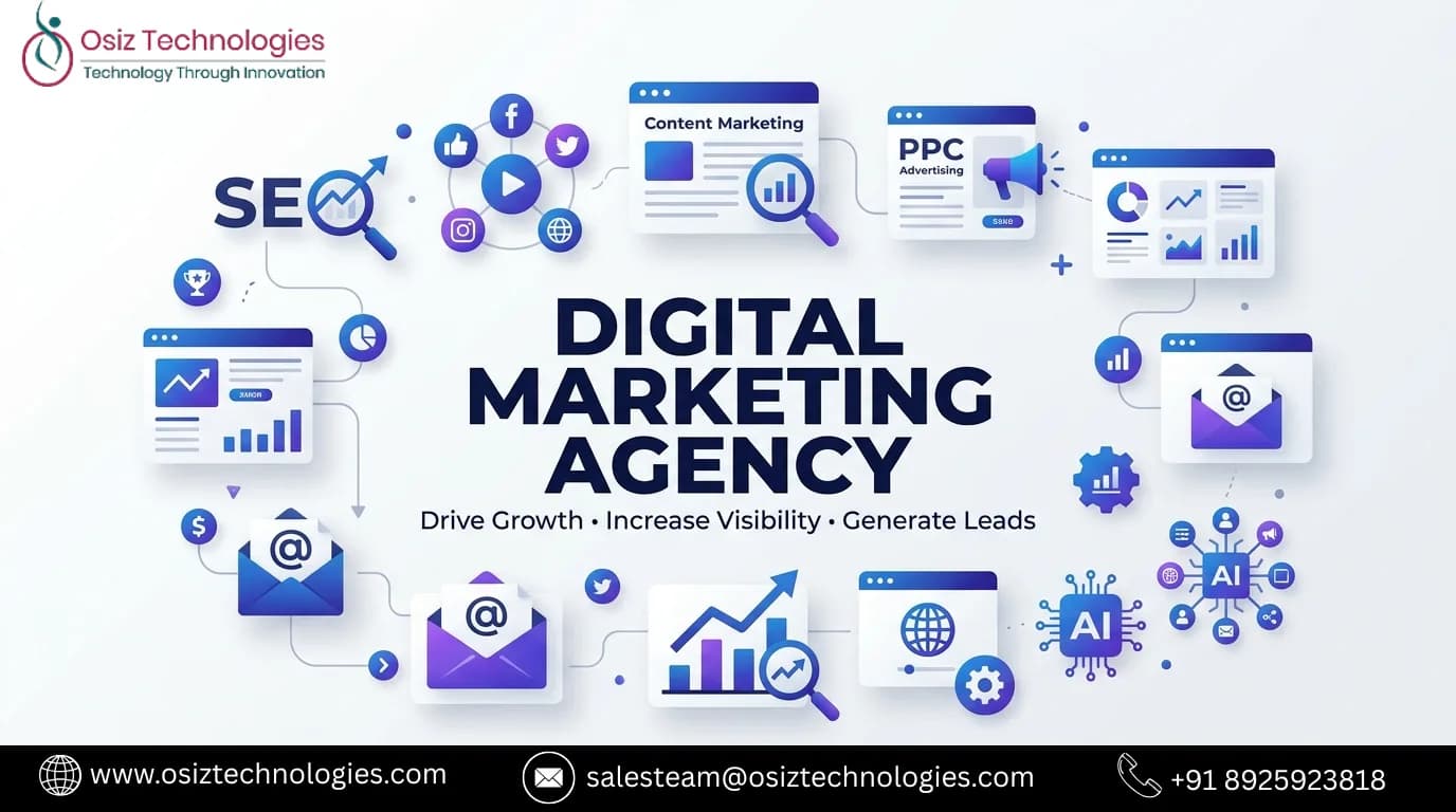 Boost Your Brand Visibility with a Professional Digital Marketing Agency | Osiz