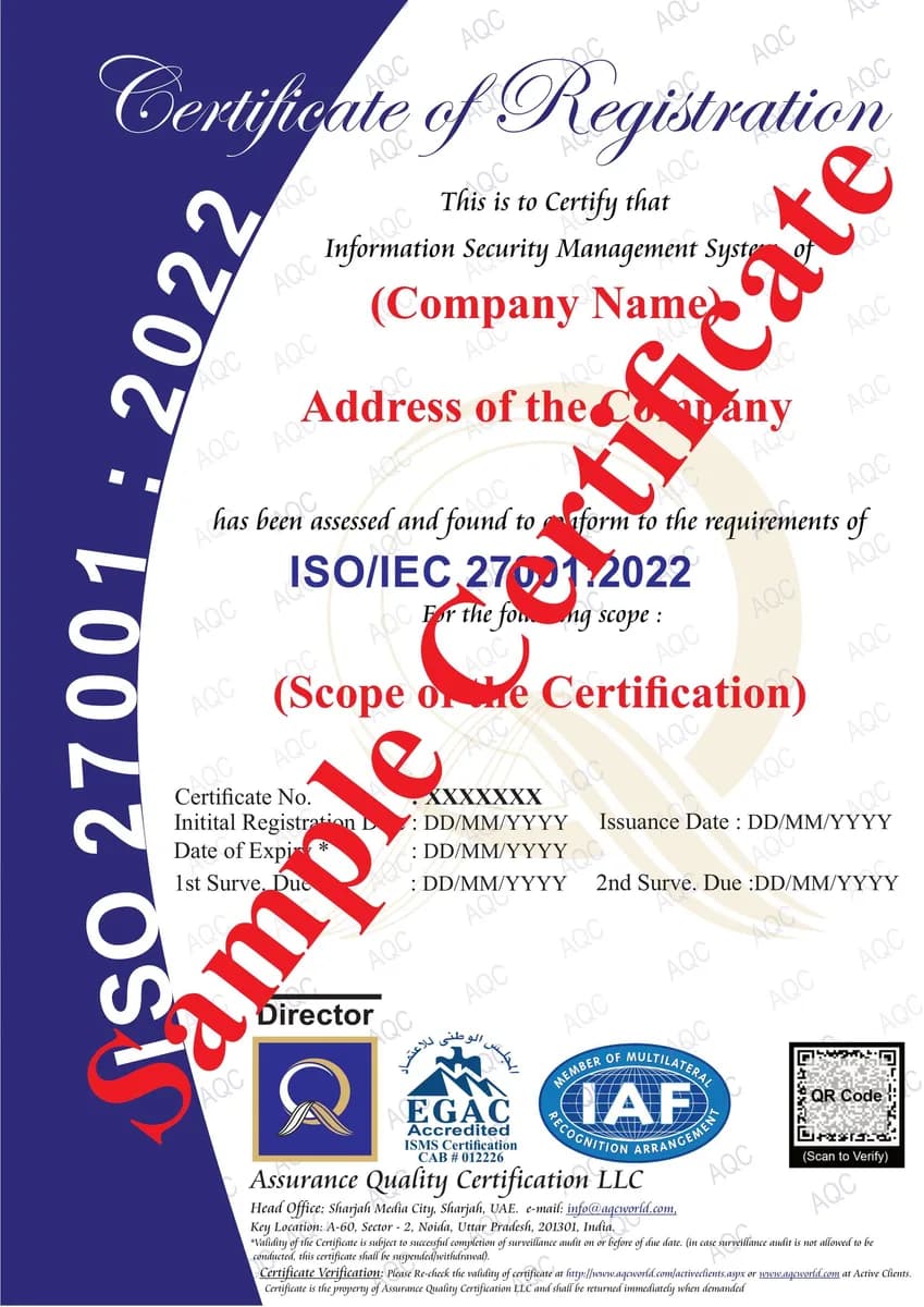 Reduce Security Risks with AQC World ISMS Certification 