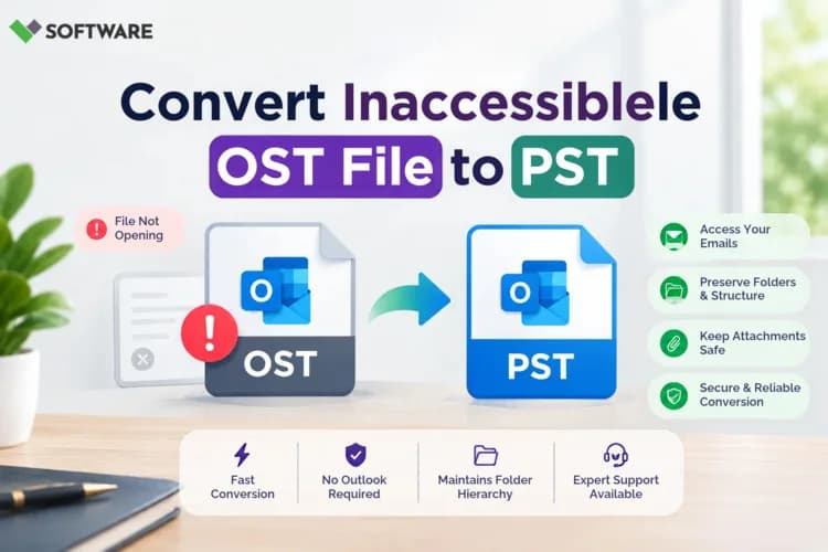OST to PST Converter Tool for Secure Mailbox Migration
