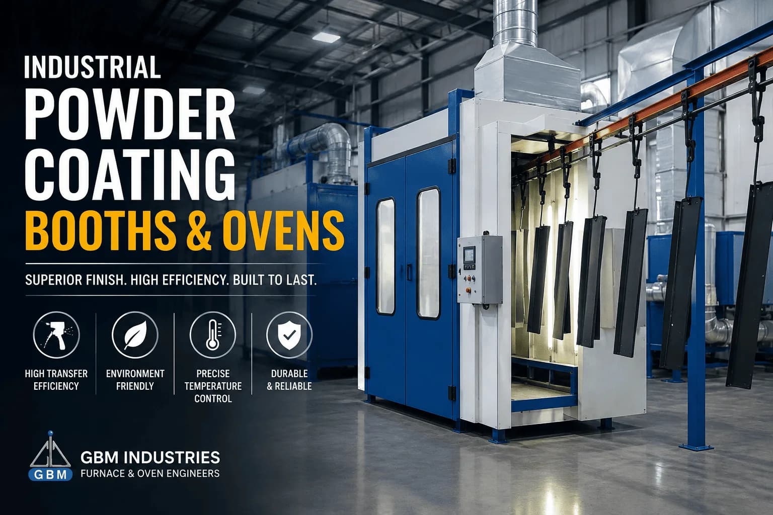 Industrial Powder Coating Booths
