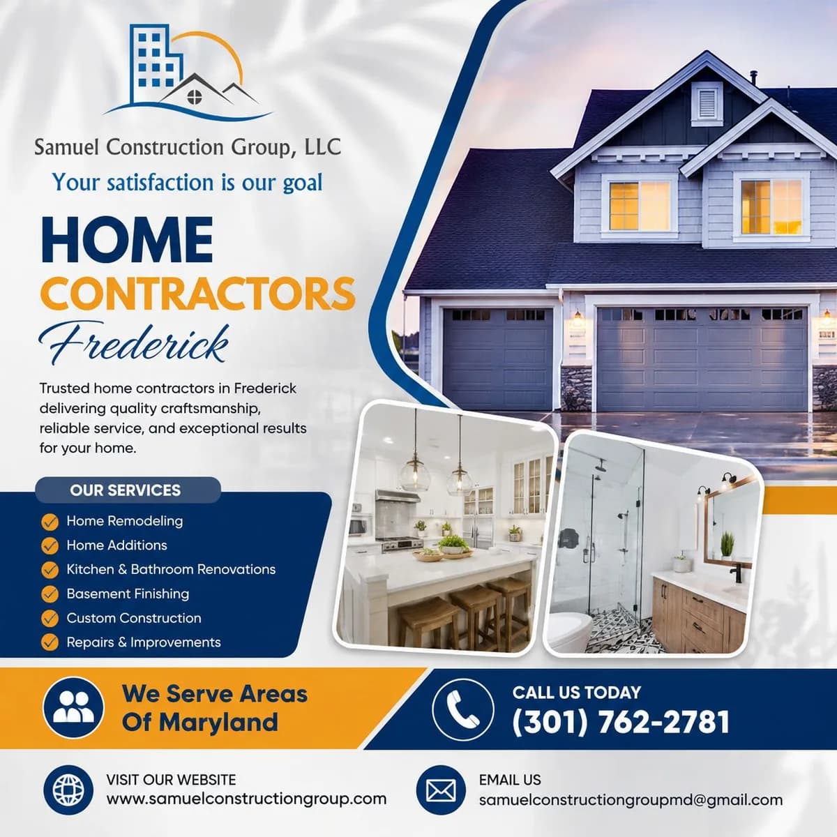 Home Contractors Frederick – Samuel Construction Group