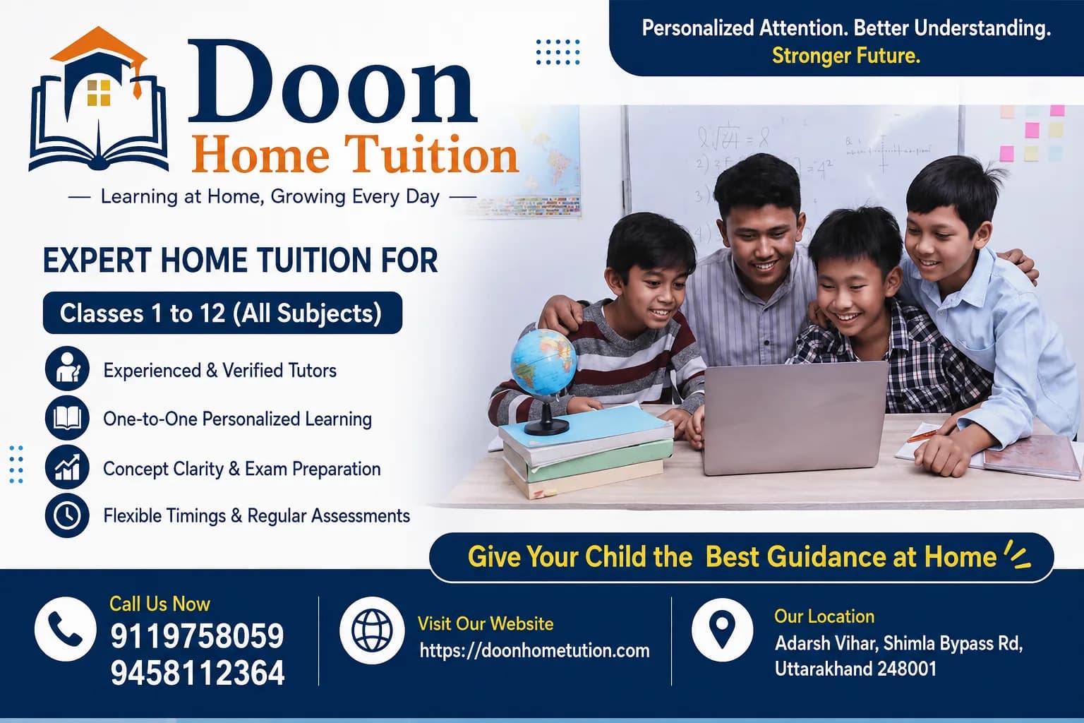 How Home Tuition Helps Dehradun Students Learn With Confidence