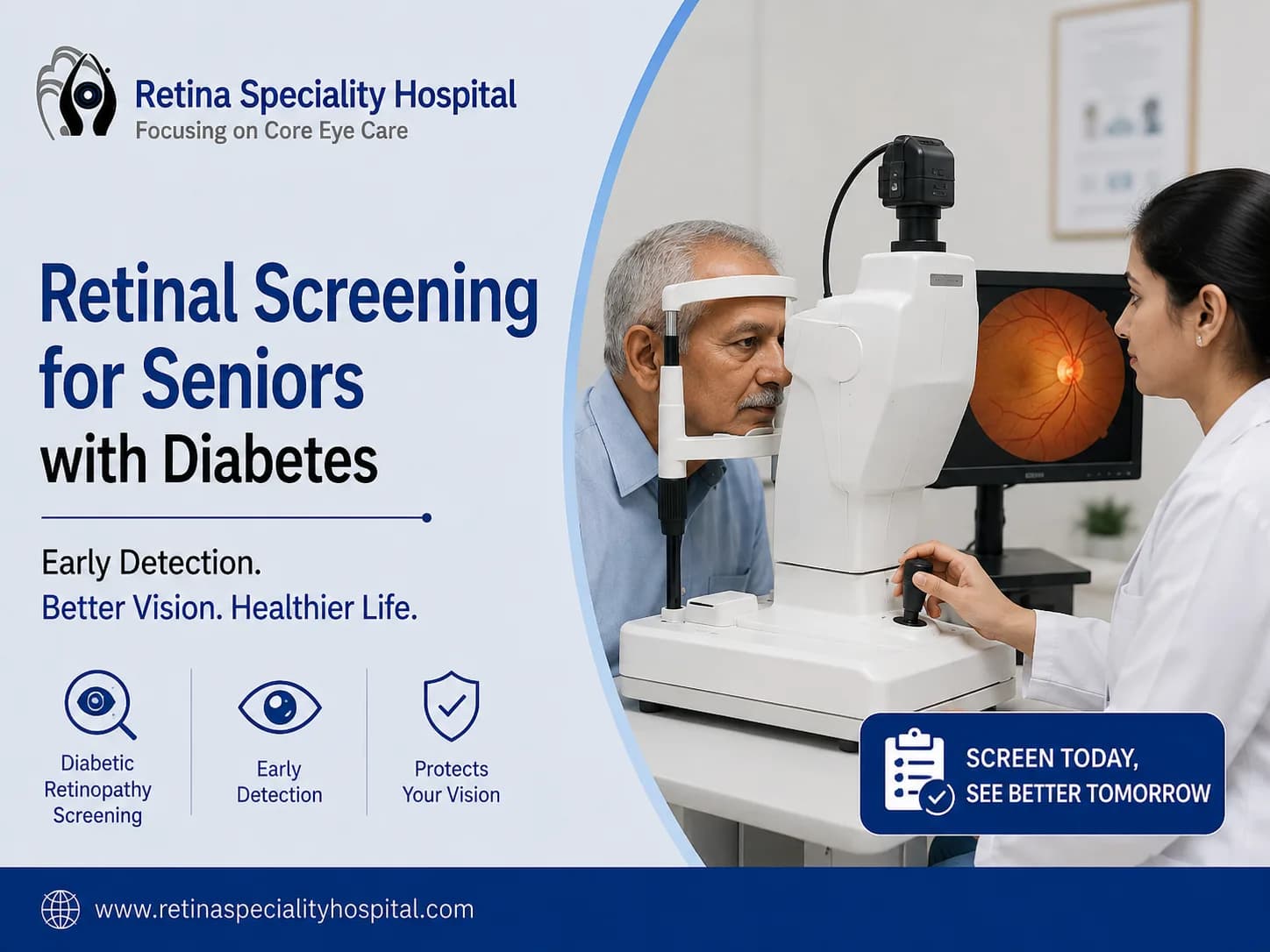 Senior Diabetes Eye Care: Why Retinal Screening Matters in Indore