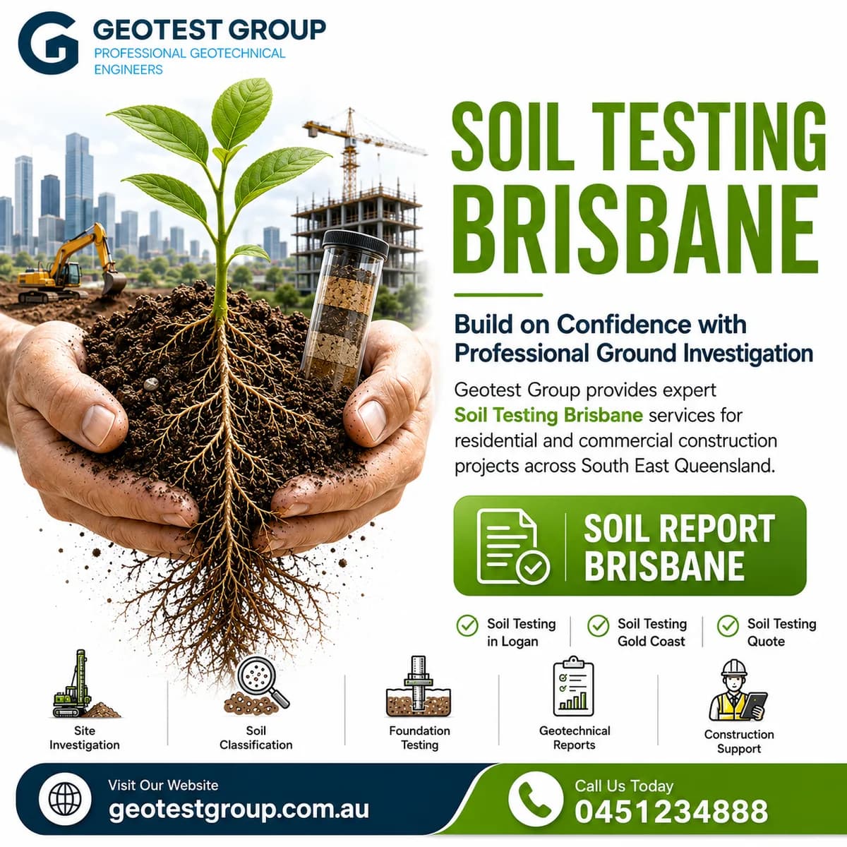 Soil Testing Brisbane – Professional Geotechnical Services