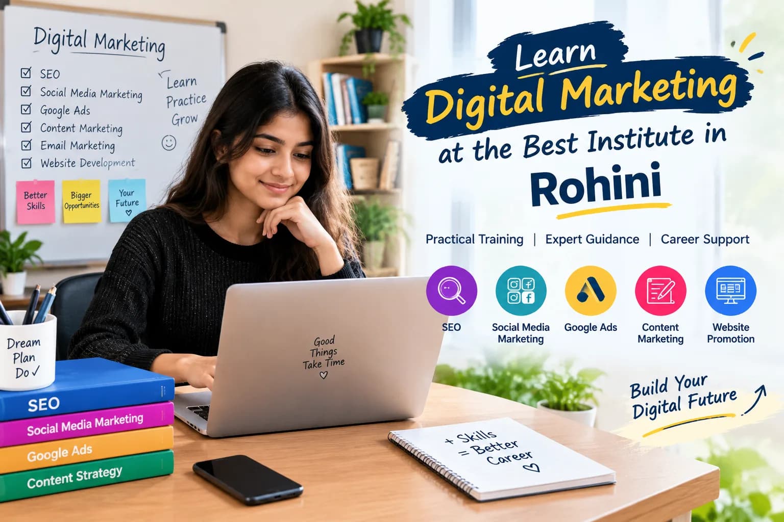 Learn Digital Marketing Skills at the Best Digital Marketing Institute in Rohini