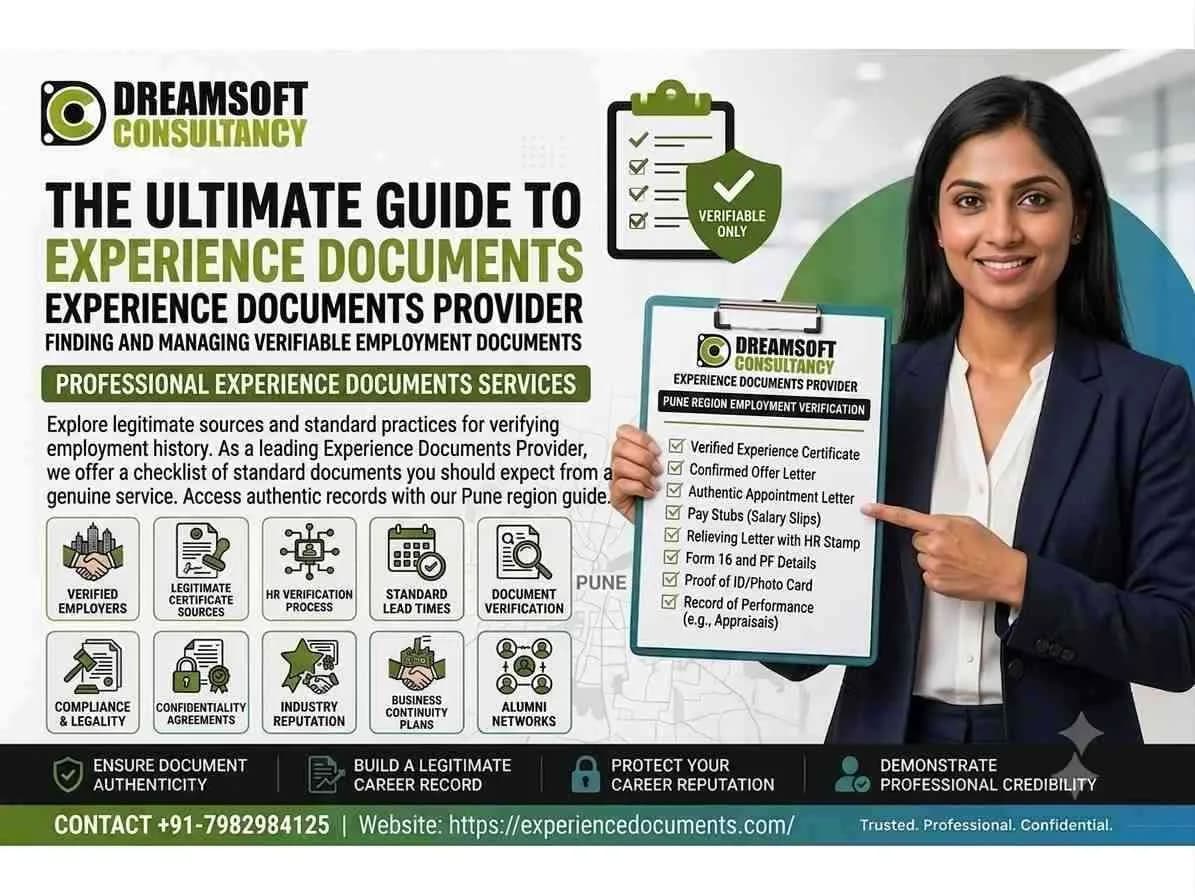 Reliable Experience Certificate and Employment Documents Provider