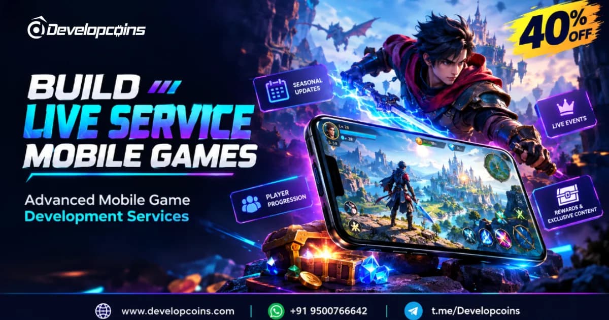Build Live Service Mobile Games with Advanced Mobile Game Development Services