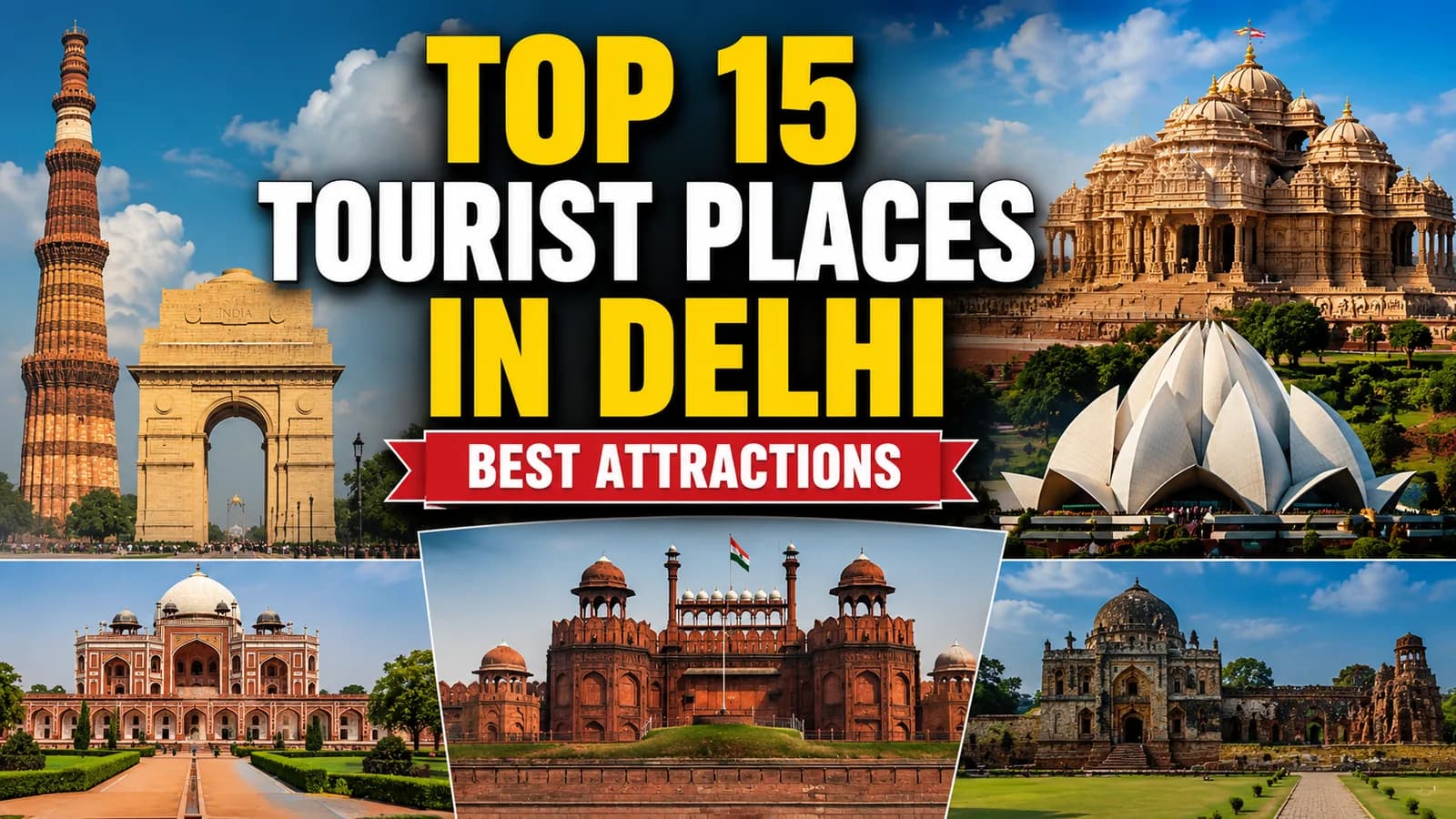Best Tourist Places to Visit in Delhi