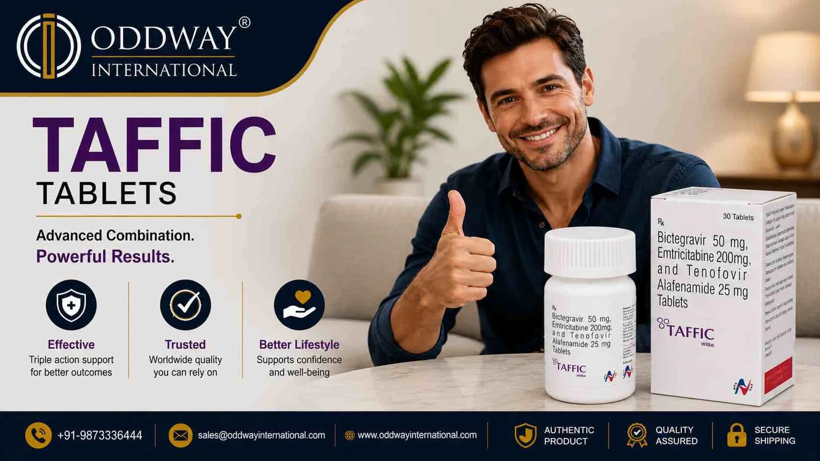 Taffic Tablets Price & Formulation Strength for UK Buyers — Oddway Supply