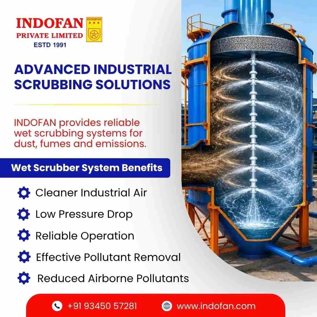 Wet Scrubber Manufacturer in India for Industrial Air Pollution Control