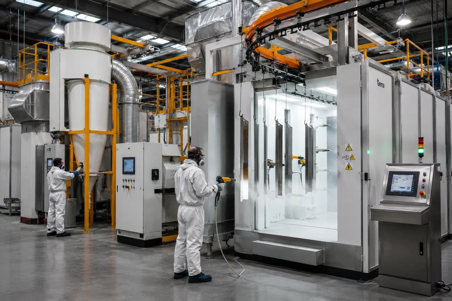Industrial Powder Coating Booths for Efficient Metal Finishing