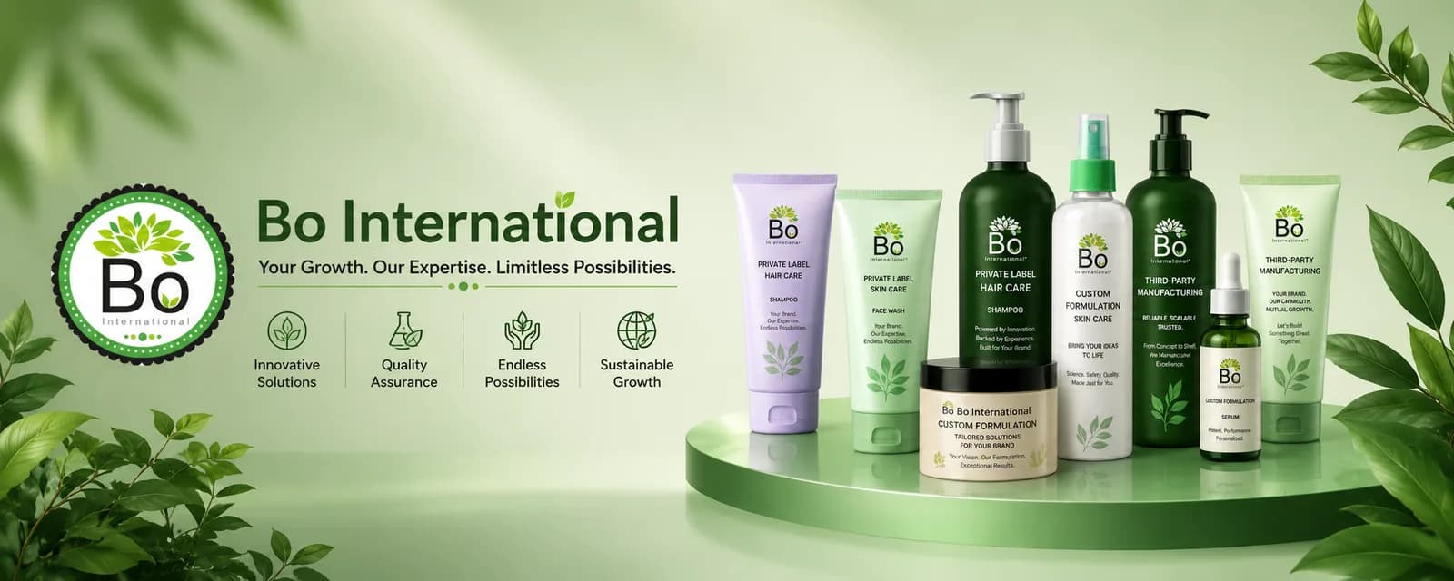 Private Label Haircare Manufacturer India | Custom Formulas & Low MOQ